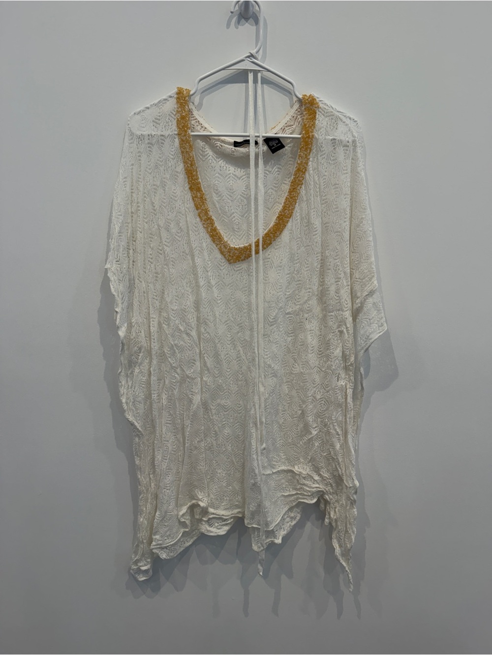 Moda International White Lace Cover up